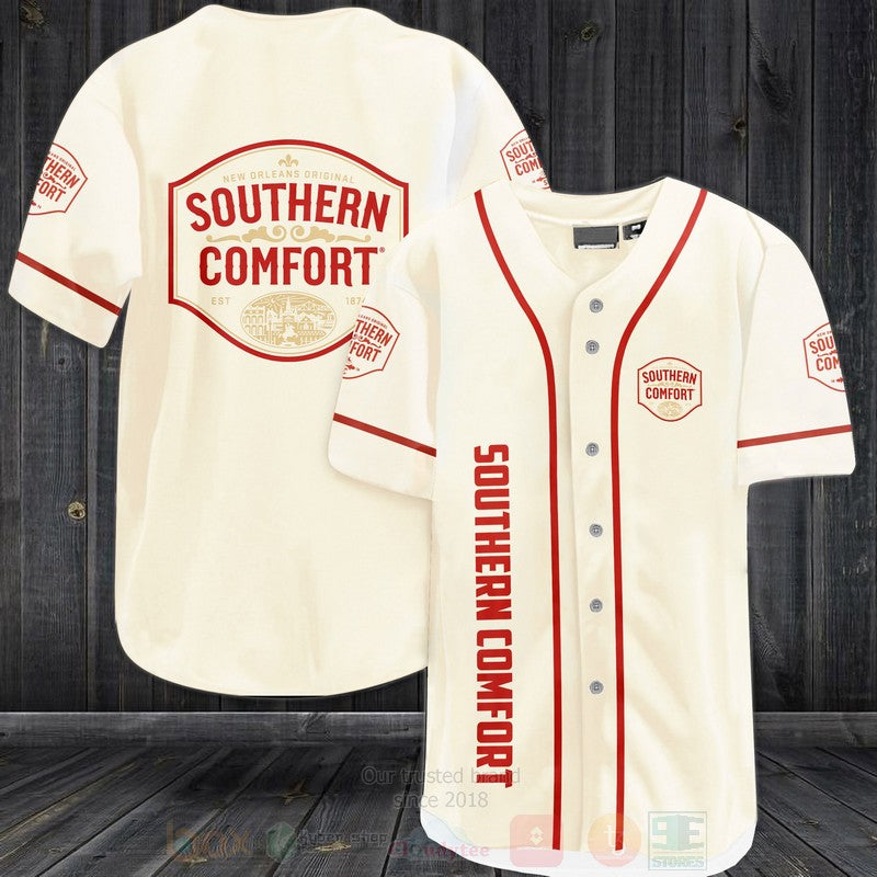 FASHION Southern Comfort Baseball Jerseys Botton Shirt baseball jersey product view 1