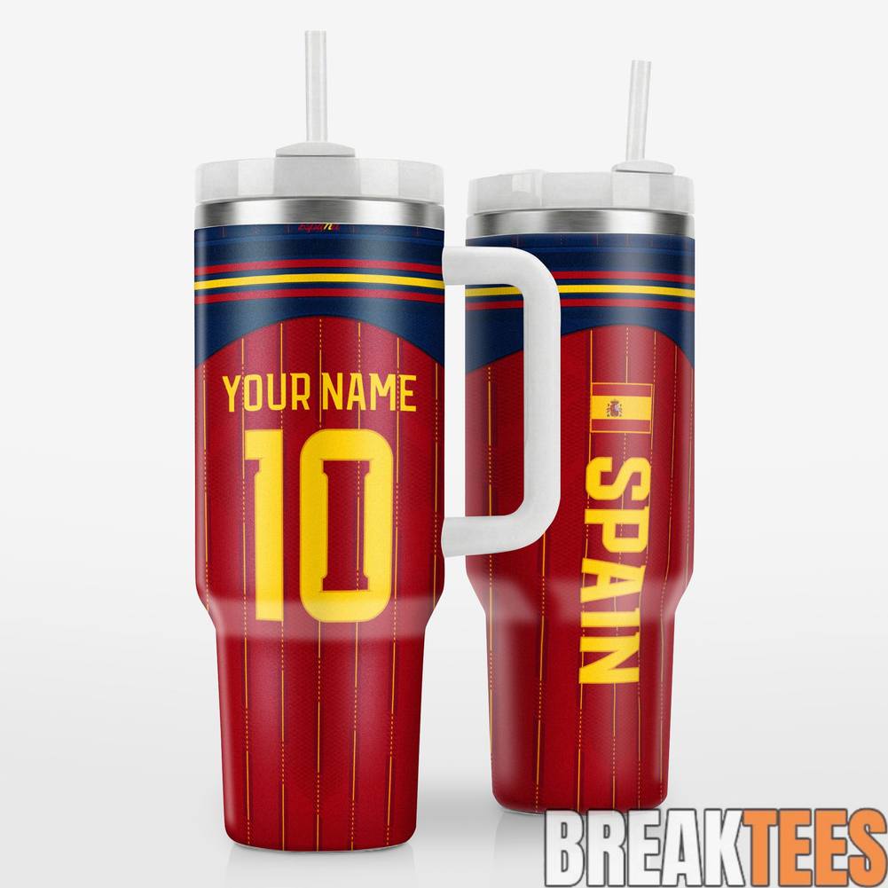 Spain Jersey Design WC26 Custom Tumbler sports jersey product view 1