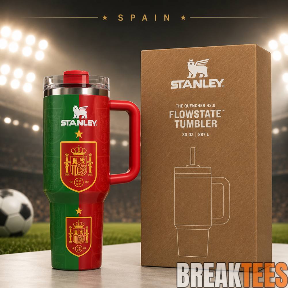 Spain National Team WC26 Stanley Tumbler Unisex T-shirt, Sweatshirt, Hoodie, Long Sleeve Tee - T-Shirt, Sweatshirt, Hoodie