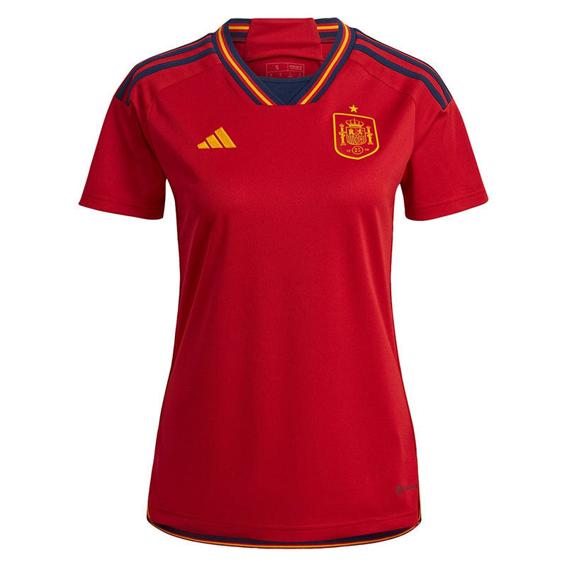 Spain Women Home Soccer Jersey sports jersey product view 1