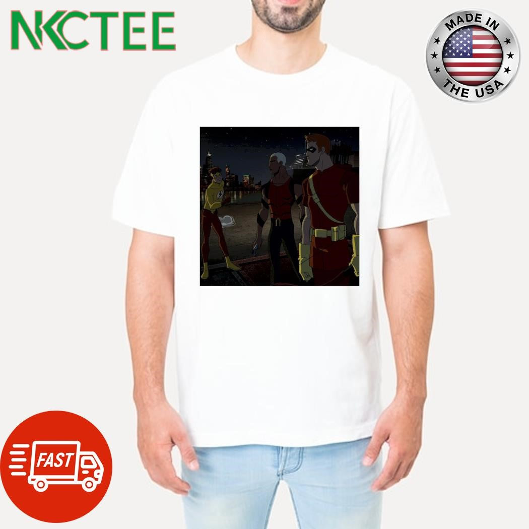 Speedy and the Founders Vs Brick – The Original Team – Young Justice Fights shirt - T-Shirt, Sweatshirt, Hoodie