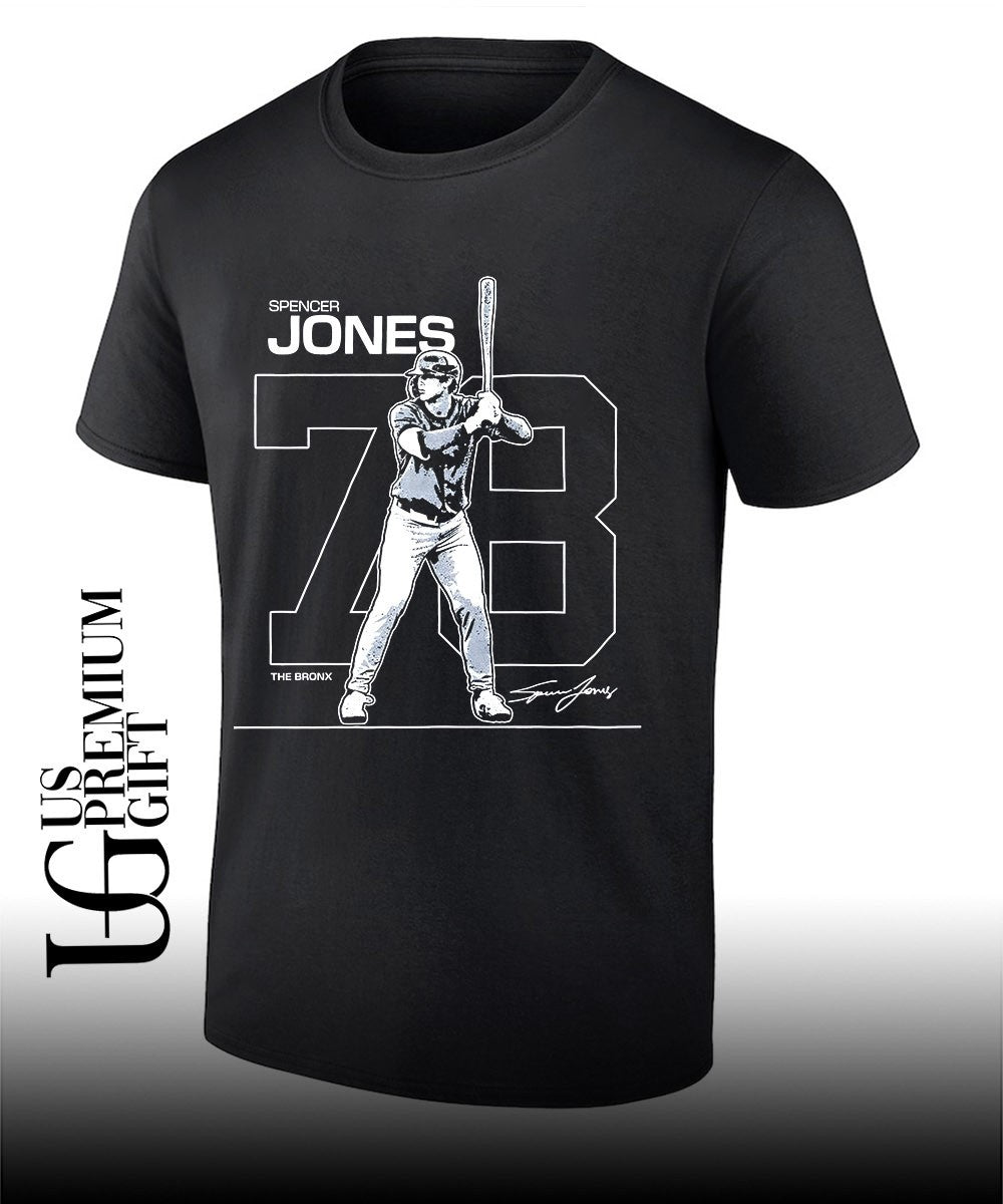 Spencer Jones 78 player New York Yankees baseball debut signature shirt Unisex T-shirt, Sweatshirt, Hoodie, Long Sleeve Tee - T-Shirt, Sweatshirt, Hoodie