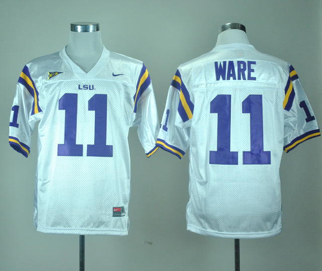 Spencer Ware 11 White College Football Jersey football jersey product view 1