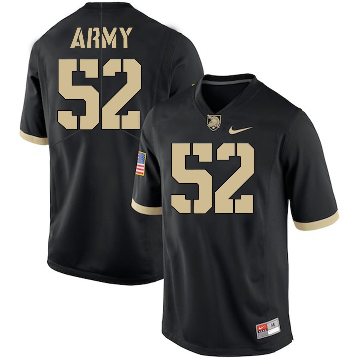 Spencer Welton 52 Black College Football Jersey football jersey product view 1
