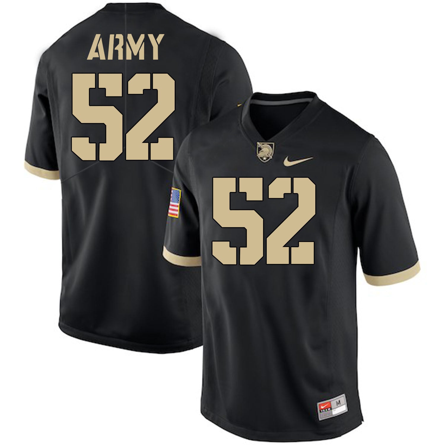 Spencer Welton 52 Black College Football Jersey football jersey product view 1