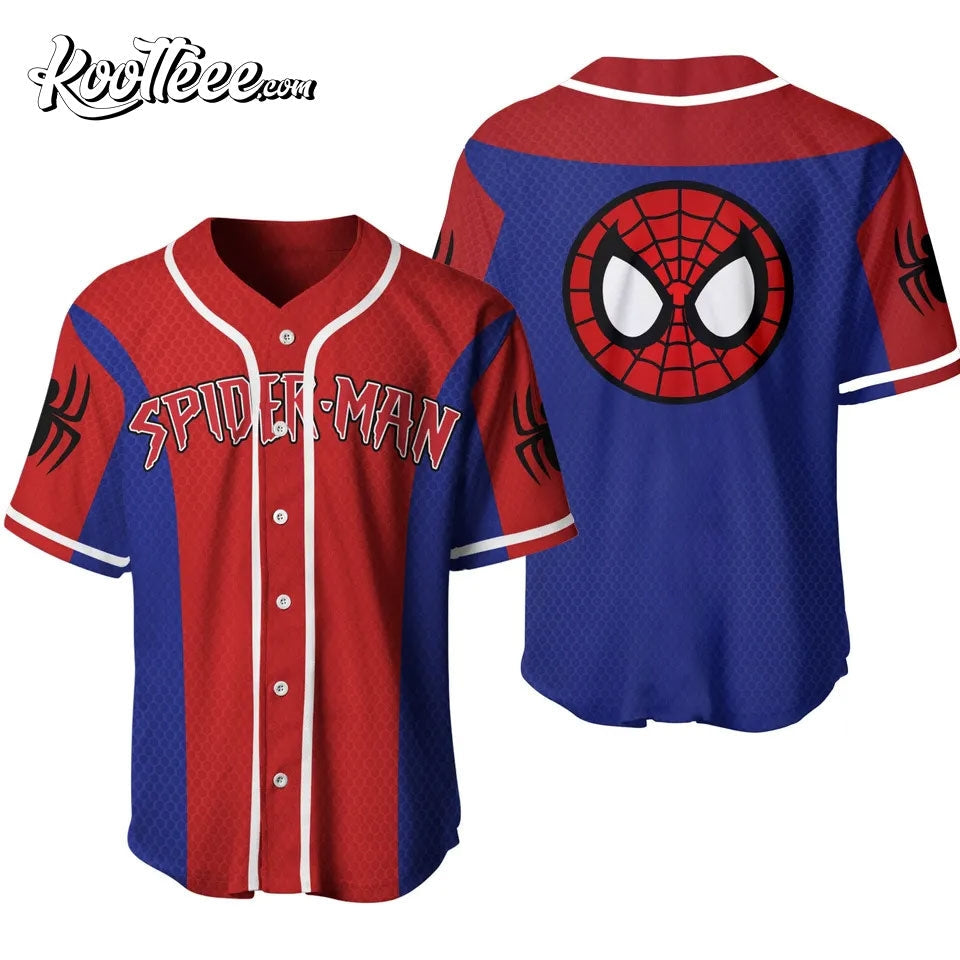 Spiderman Gift For Fan Baseball Jersey baseball jersey product view 1