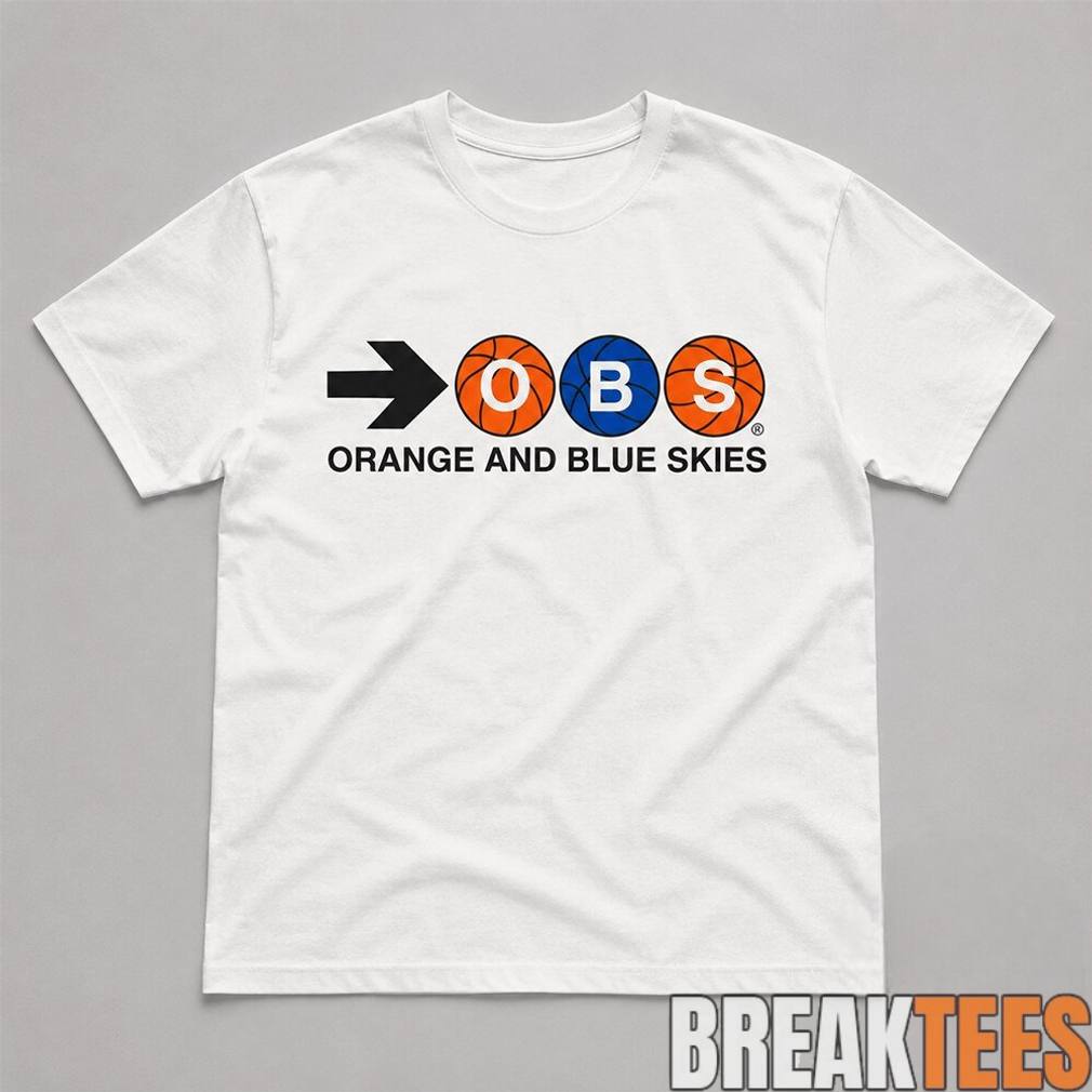 Spike Lee Orange and Blue Skies 2026 NBA Finals Game 2 Brooklyn Shirt Unisex T-shirt, Sweatshirt, Hoodie, Long Sleeve Tee - T-Shirt, Sweatshirt, Hoodie
