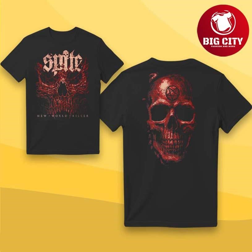 Spite New World Killer Album Skull Two Sided Shirt Unisex T-shirt, Sweatshirt, Hoodie, Long Sleeve Tee - T-Shirt, Sweatshirt, Hoodie