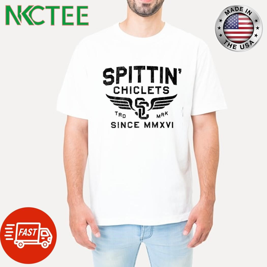 Spittin Chiclets Wings trd mrk since MMXVI shirt Unisex T-shirt, Sweatshirt, Hoodie, Long Sleeve Tee - T-Shirt, Sweatshirt, Hoodie