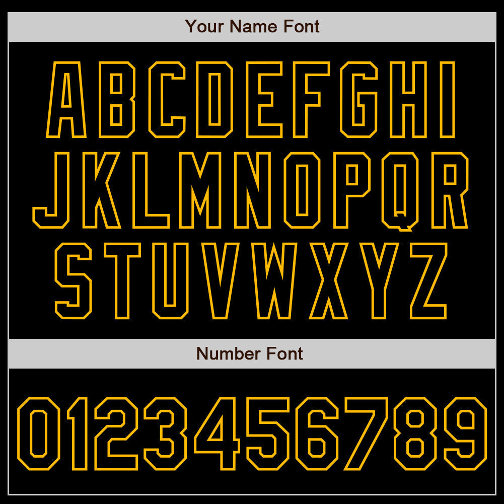 Custom Black Steel Gray Splash Ink Gold Authentic Baseball Jersey baseball jersey product view 5