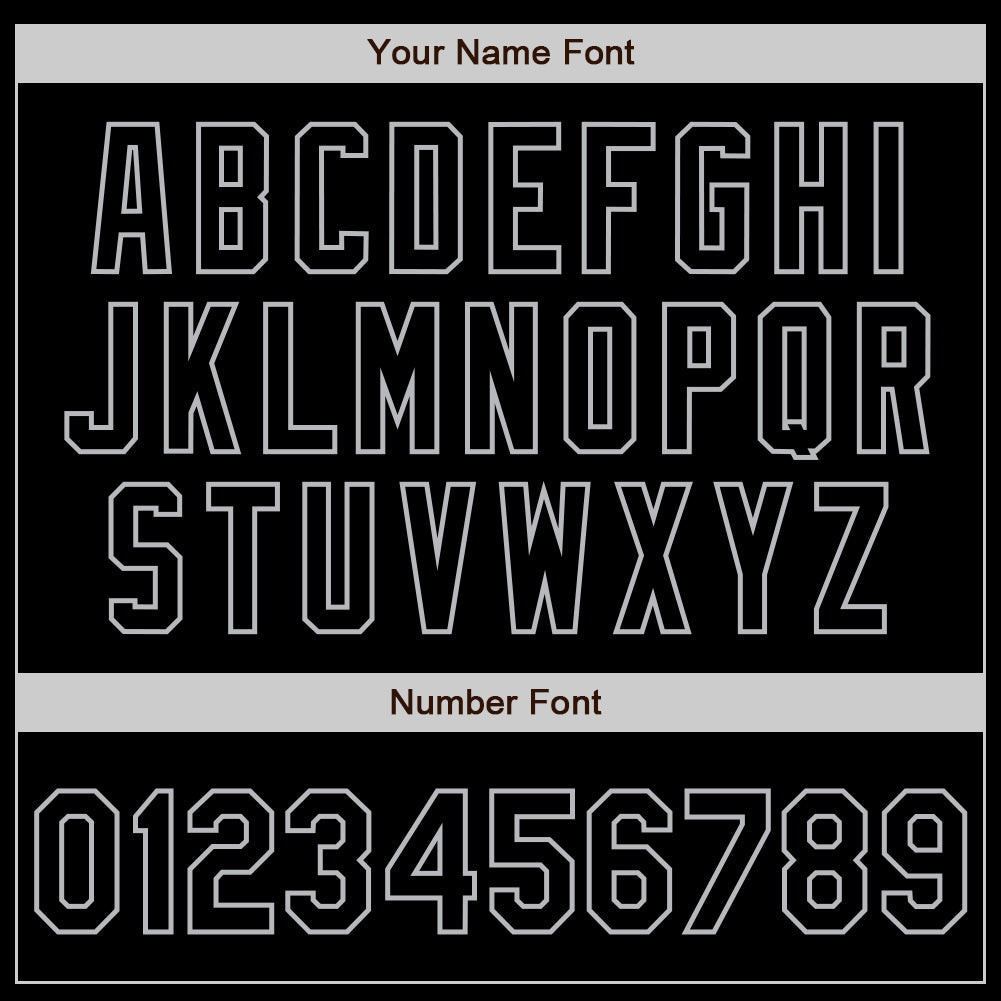 Custom Black Steel Gray Splash Ink Gray Authentic Baseball Jersey baseball jersey product view 5