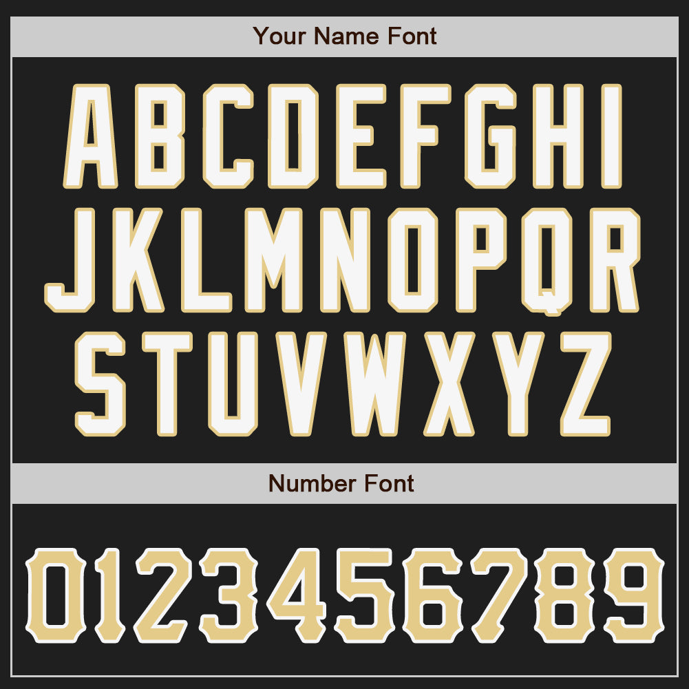 Custom Black Vegas Gold-Gray Authentic Split Fashion Baseball Jersey baseball jersey product view 5