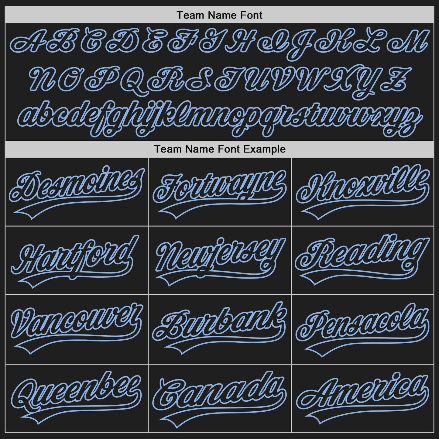 Custom Black Black White-Light Blue Authentic Split Fashion Baseball Jersey baseball jersey product view 4