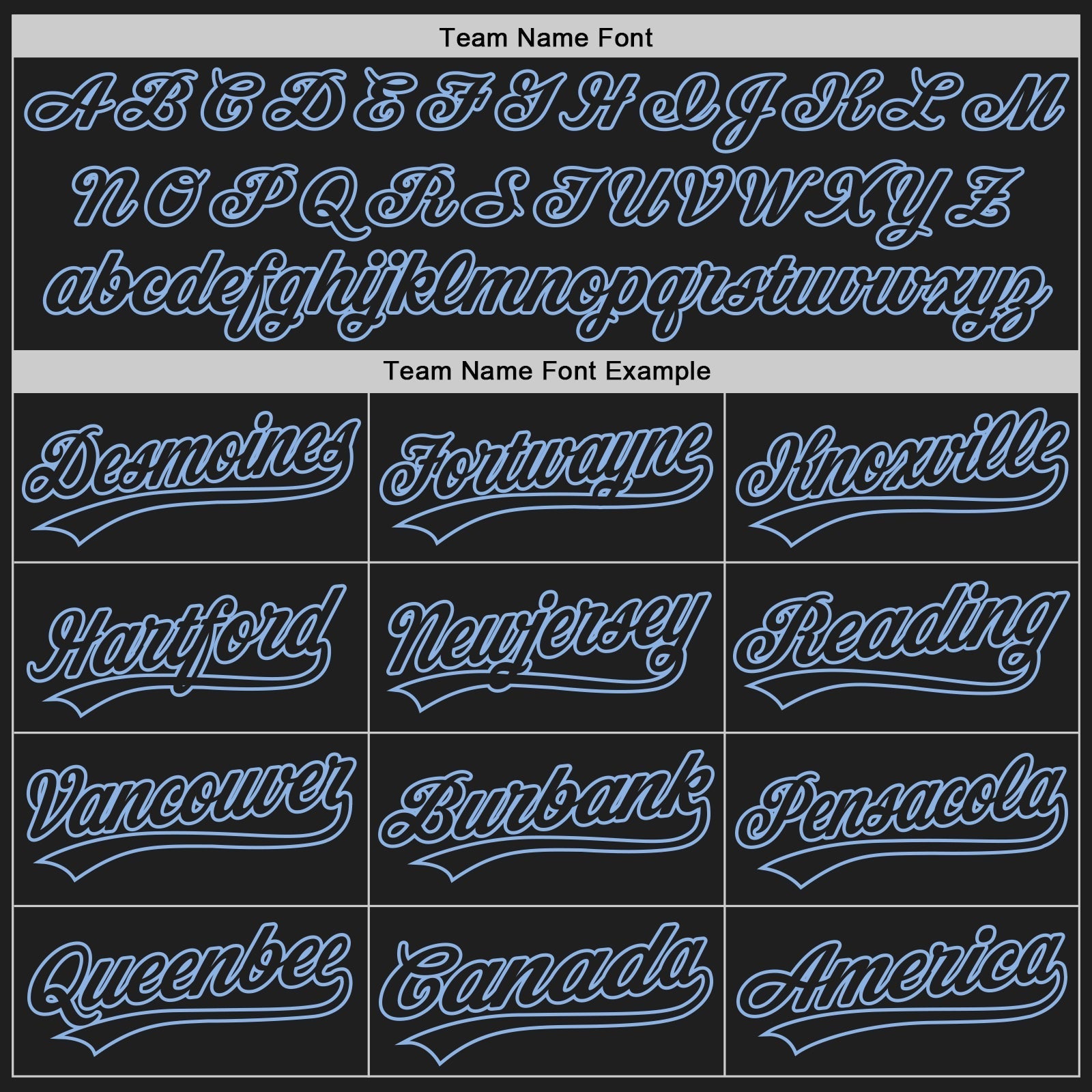 Custom Black Black White-Light Blue Authentic Split Fashion Baseball Jersey baseball jersey product view 4