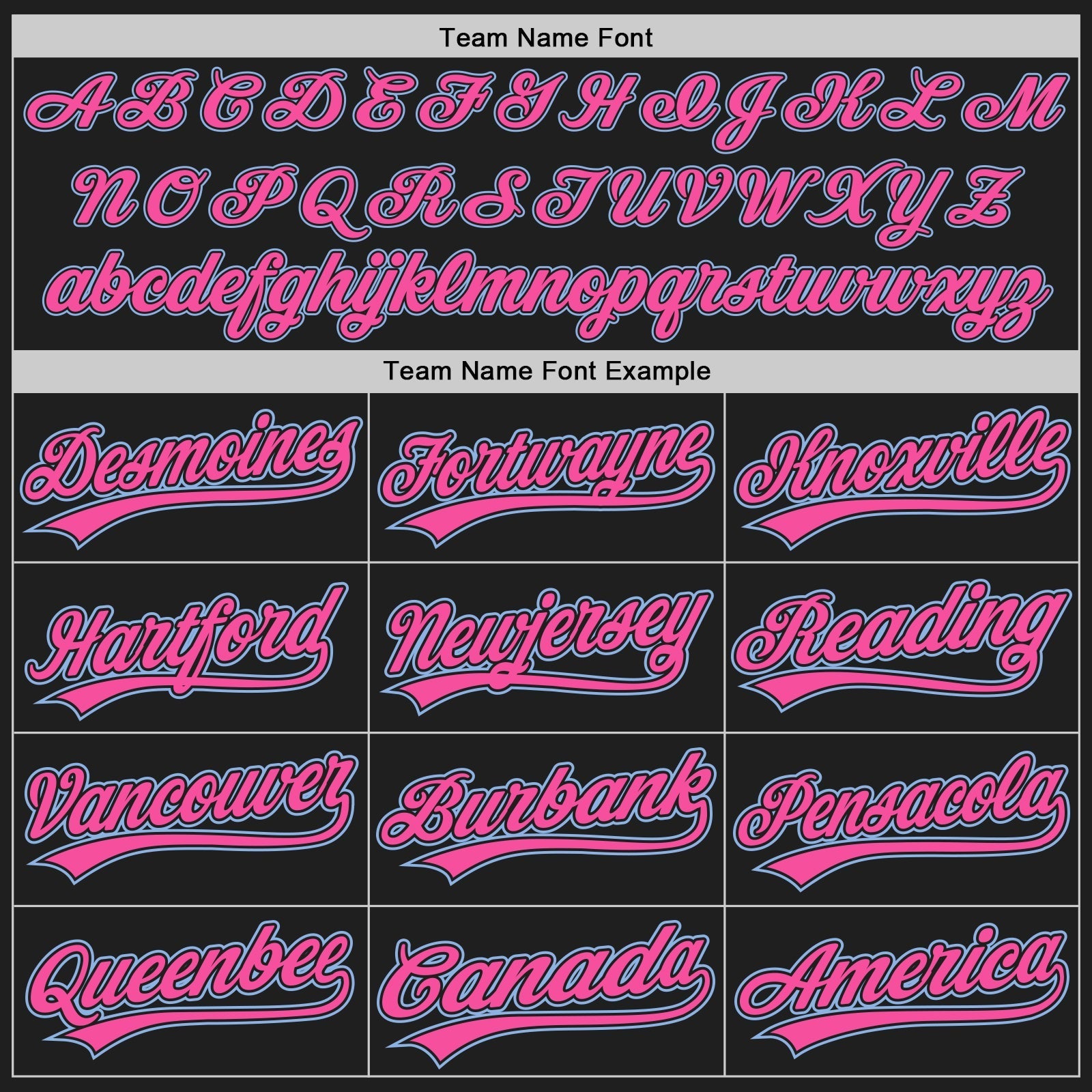 Custom Black Pink White-Light Blue Authentic Split Fashion Baseball Jersey baseball jersey product view 4