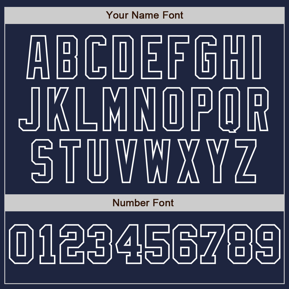Custom Navy White-Navy Pinstripe Authentic Split Fashion Baseball Jersey baseball jersey product view 5