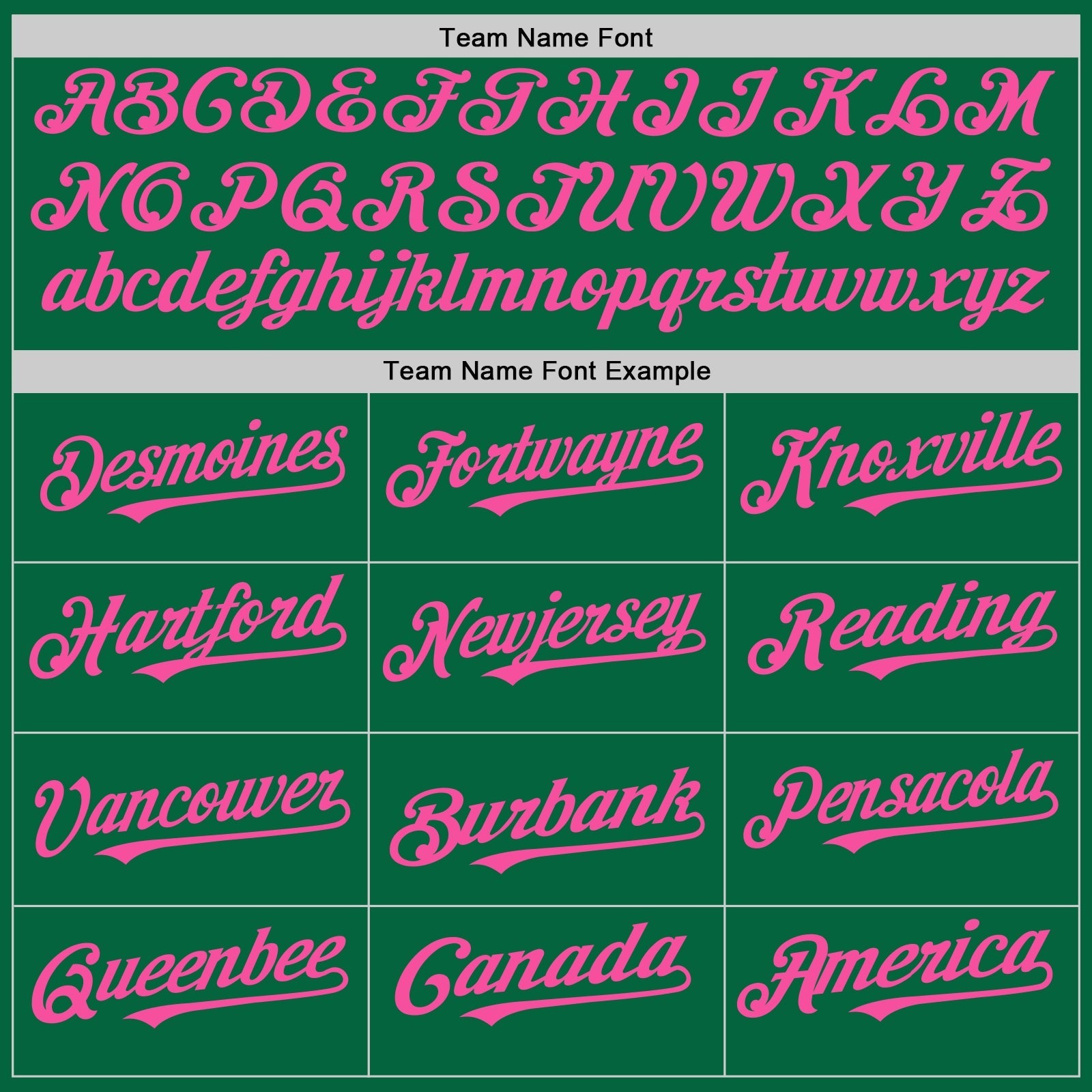 Custom Kelly Green White-Pink Pinstripe Authentic Split Fashion Baseball Jersey baseball jersey product view 4