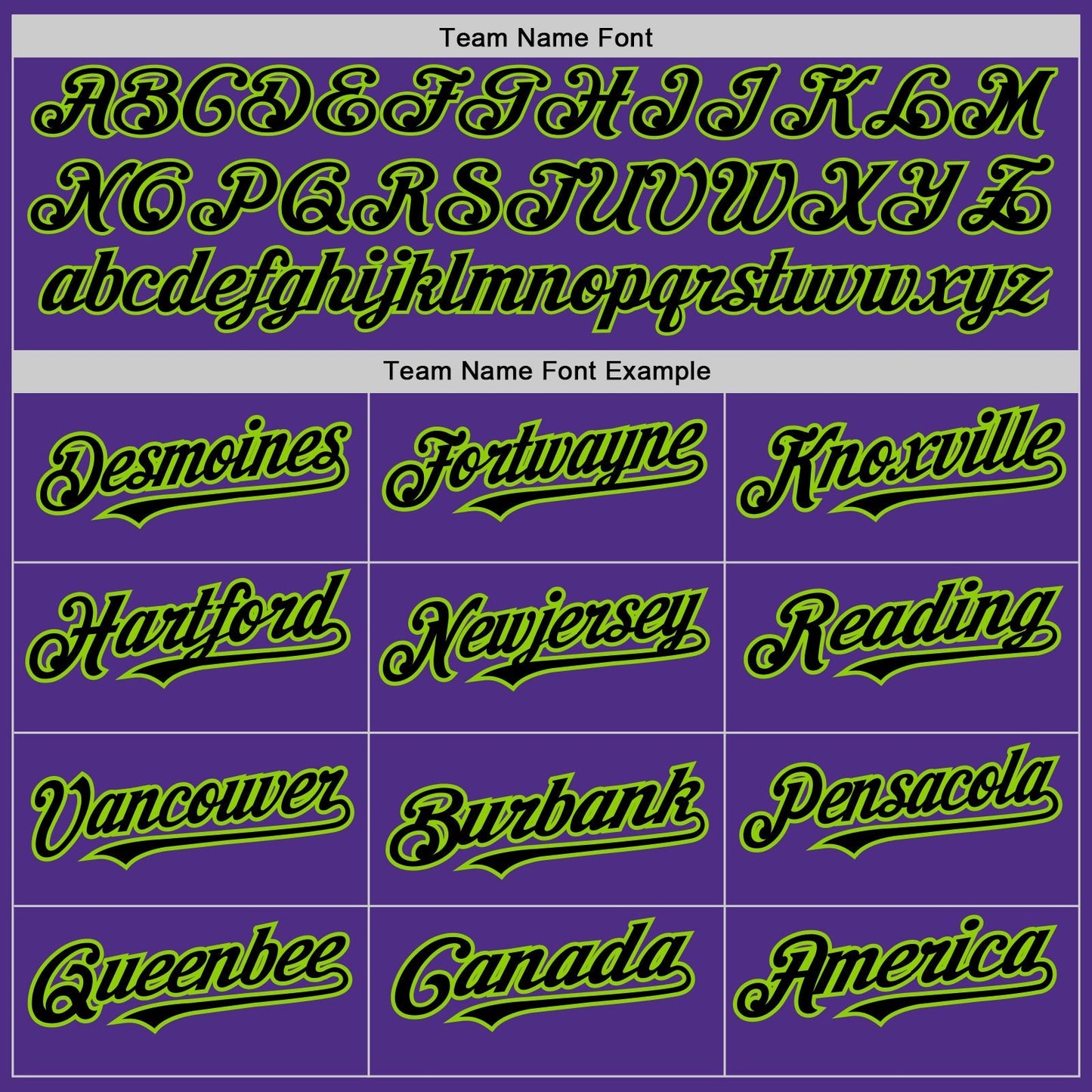 Custom Purple Neon Green-Black Pinstripe Authentic Split Fashion Baseball Jersey baseball jersey product view 4