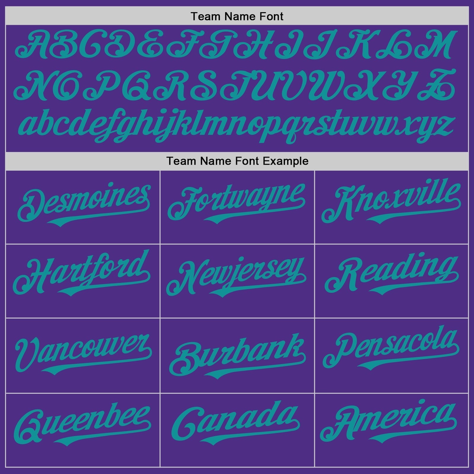 Custom Purple White-Teal Pinstripe Authentic Split Fashion Baseball Jersey baseball jersey product view 4