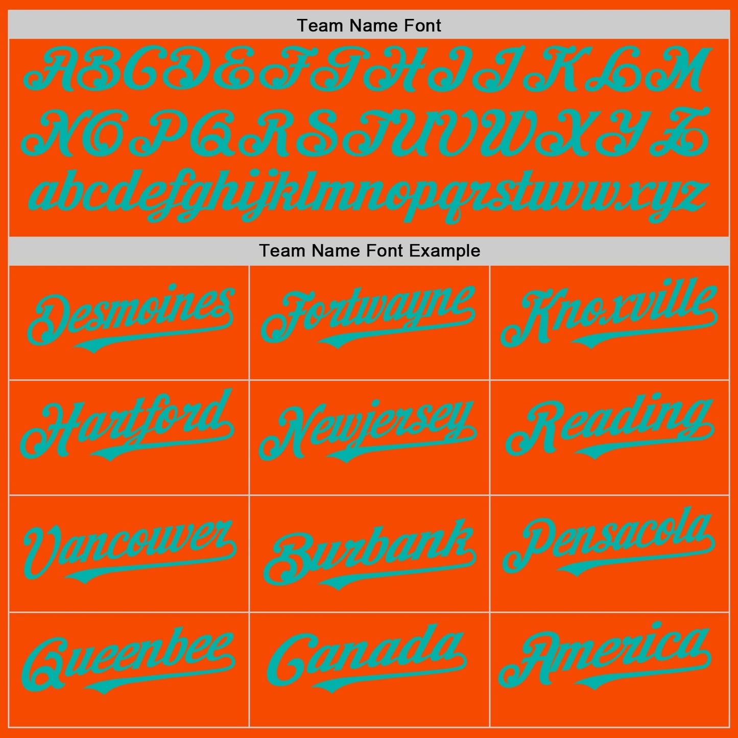 Custom Orange White-Aqua Pinstripe Authentic Split Fashion Baseball Jersey baseball jersey product view 4
