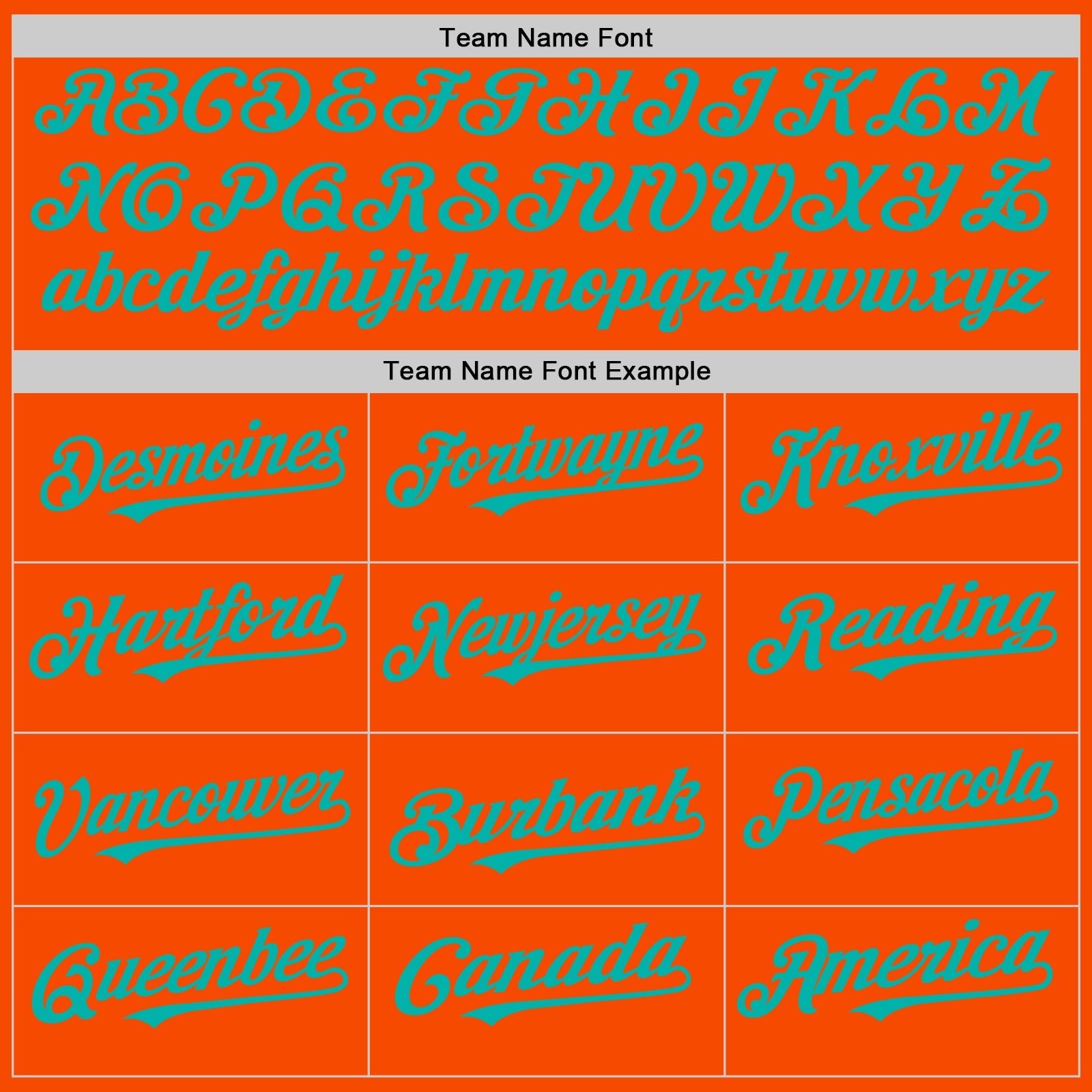 Custom Orange White-Aqua Pinstripe Authentic Split Fashion Baseball Jersey baseball jersey product view 4