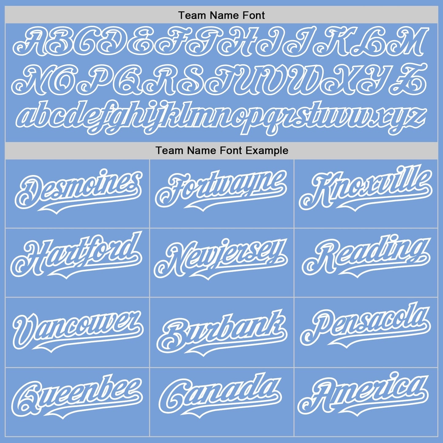 Custom Light Blue White-Light Blue Pinstripe Authentic Split Fashion Baseball Jersey baseball jersey product view 4