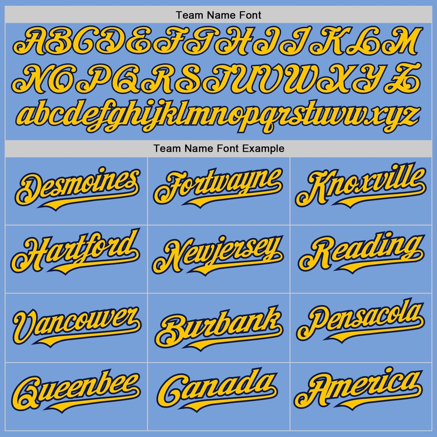 Custom Light Blue Yellow-Navy Pinstripe Authentic Split Fashion Baseball Jersey baseball jersey product view 4