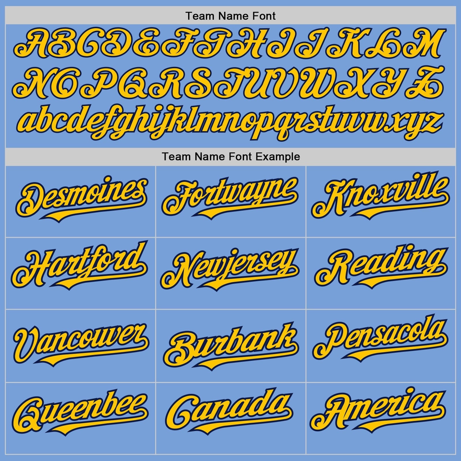 Custom Light Blue Yellow-Navy Pinstripe Authentic Split Fashion Baseball Jersey baseball jersey product view 4