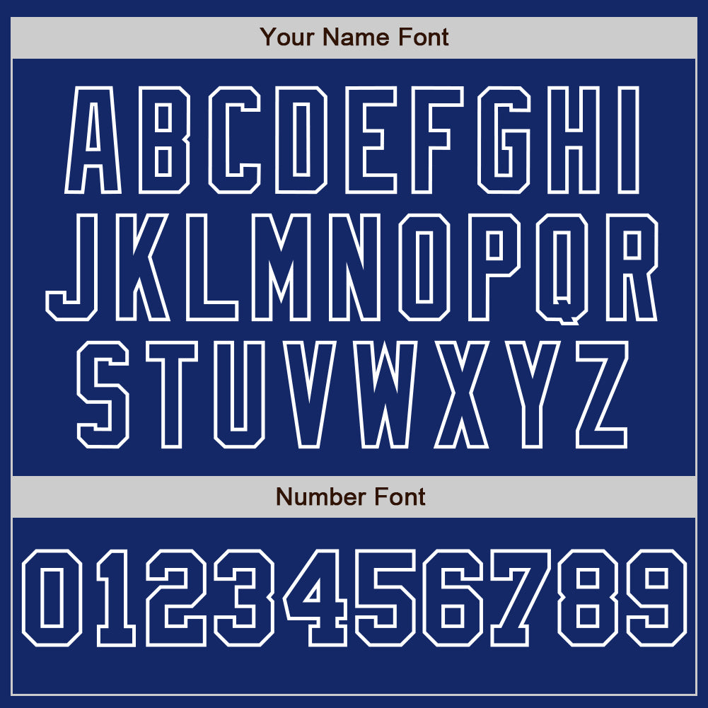 Custom Royal White-Royal Pinstripe Authentic Split Fashion Baseball Jersey baseball jersey product view 5