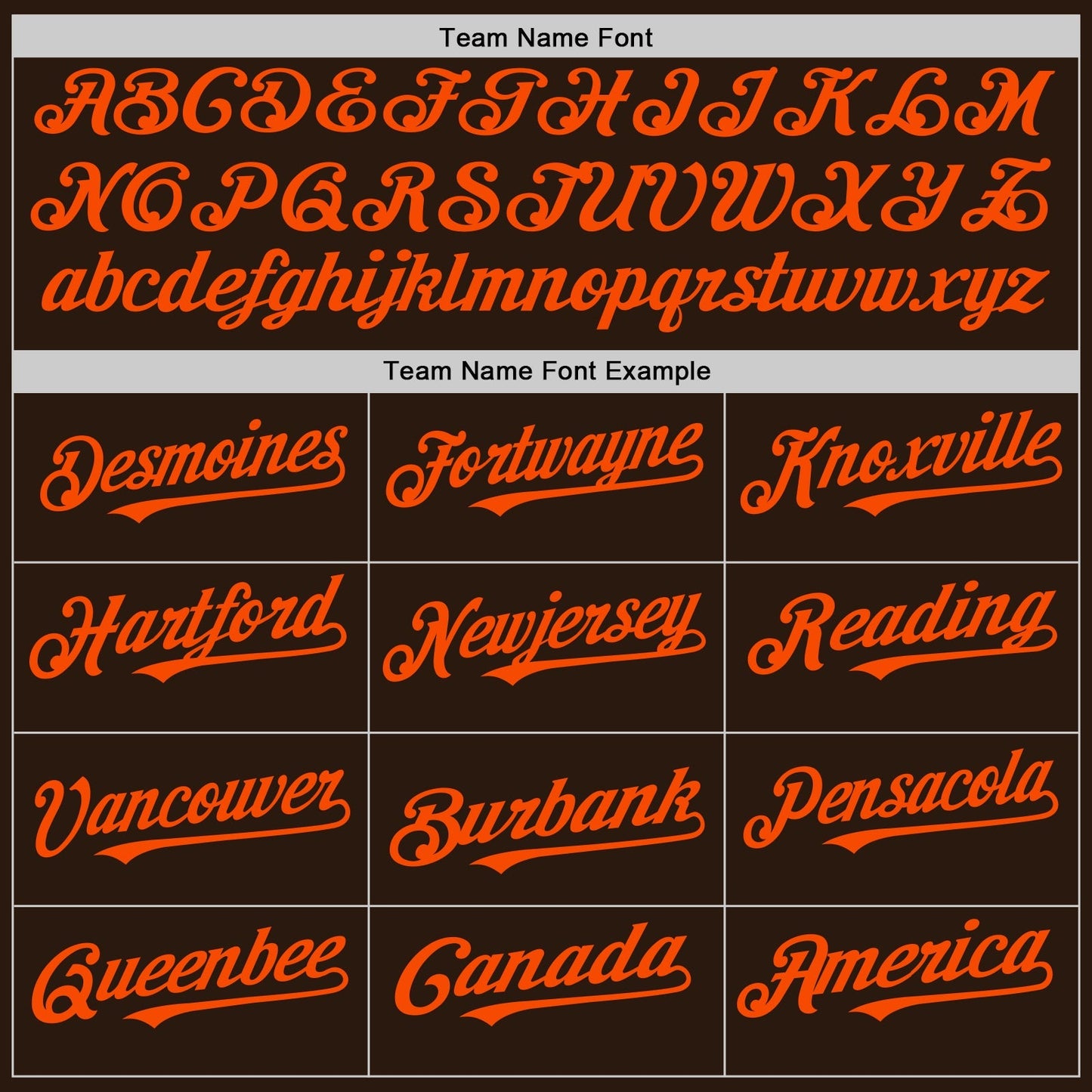 Custom Brown White-Orange Pinstripe Authentic Split Fashion Baseball Jersey baseball jersey product view 4