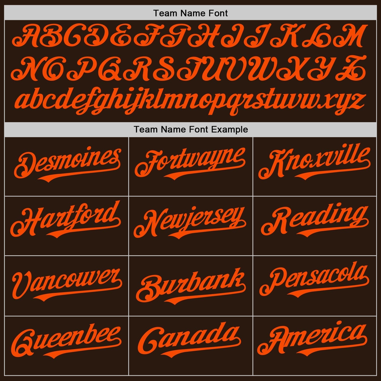 Custom Brown White-Orange Pinstripe Authentic Split Fashion Baseball Jersey baseball jersey product view 4