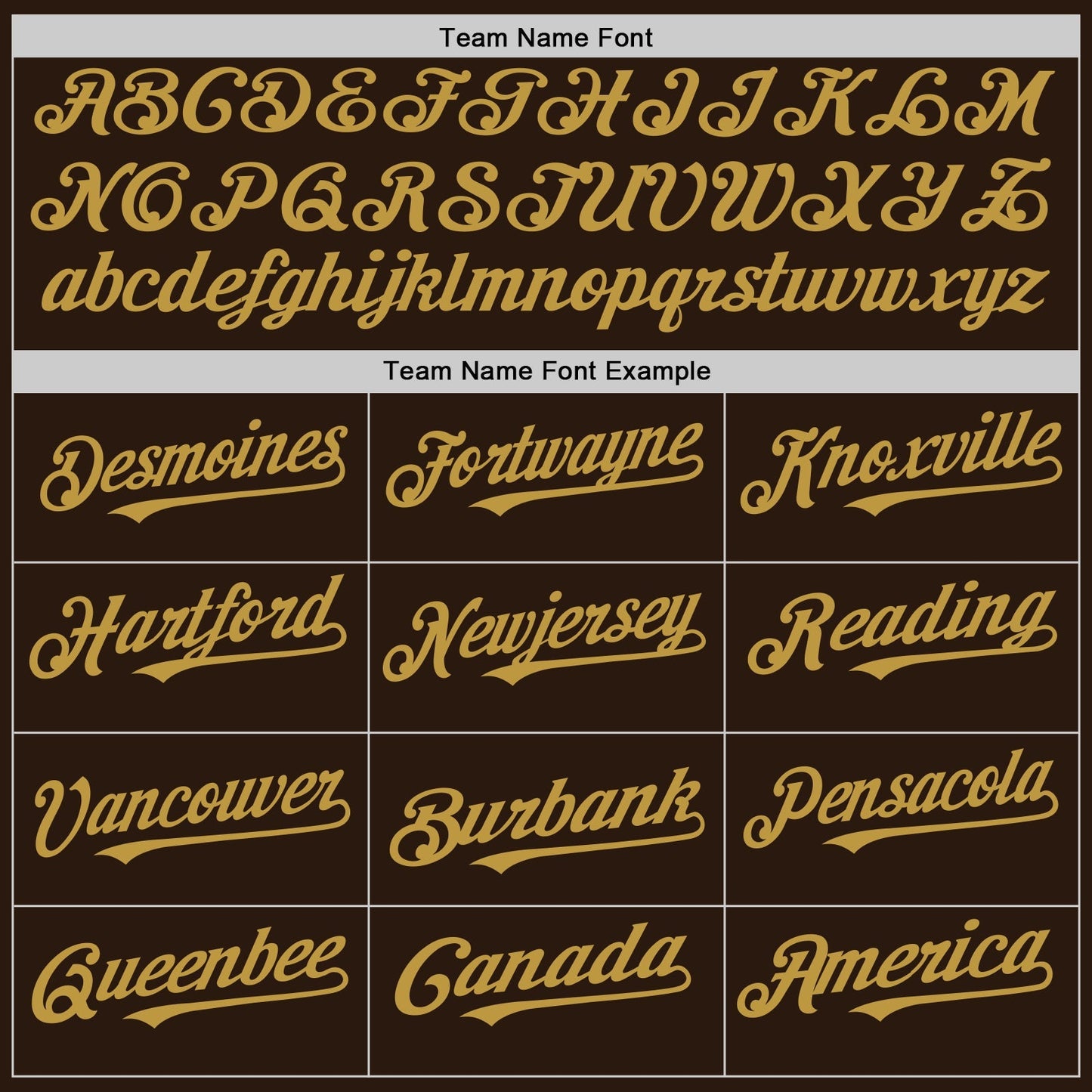 Custom Brown White-Old Gold Pinstripe Authentic Split Fashion Baseball Jersey baseball jersey product view 4