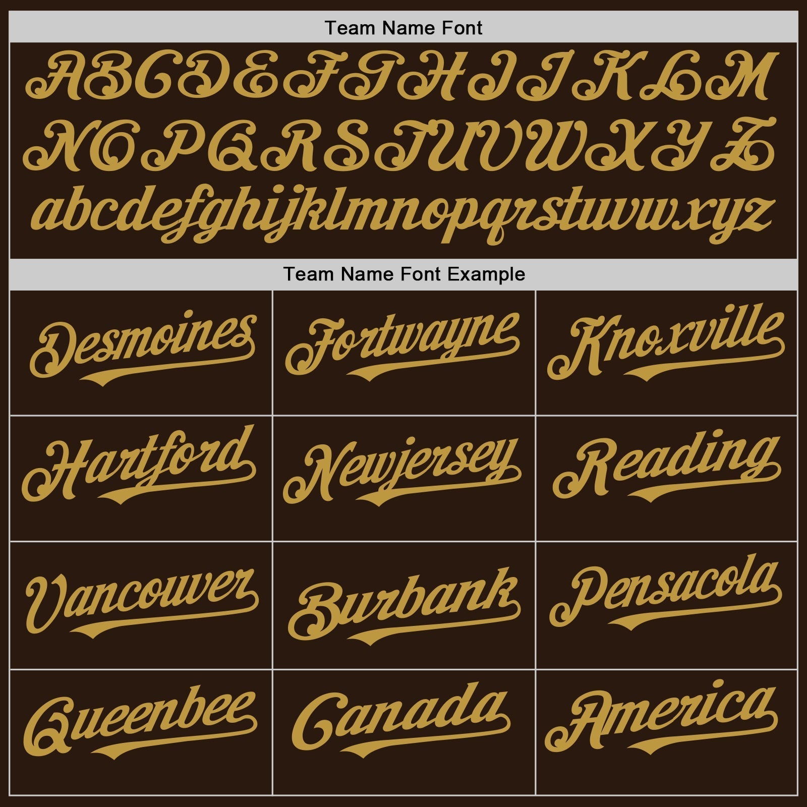 Custom Brown White-Old Gold Pinstripe Authentic Split Fashion Baseball Jersey baseball jersey product view 4
