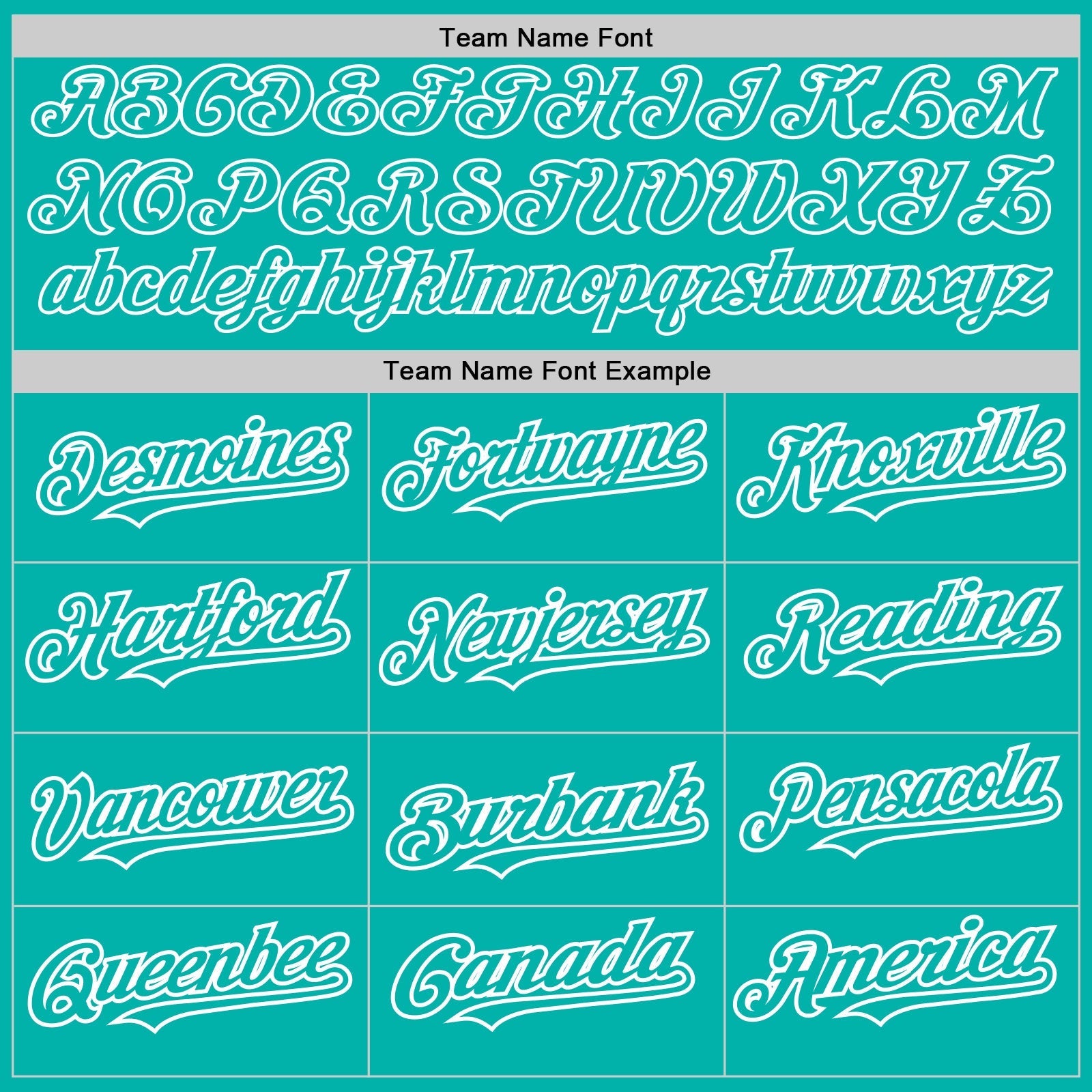 Custom Aqua White-Aqua Pinstripe Authentic Split Fashion Baseball Jersey baseball jersey product view 4