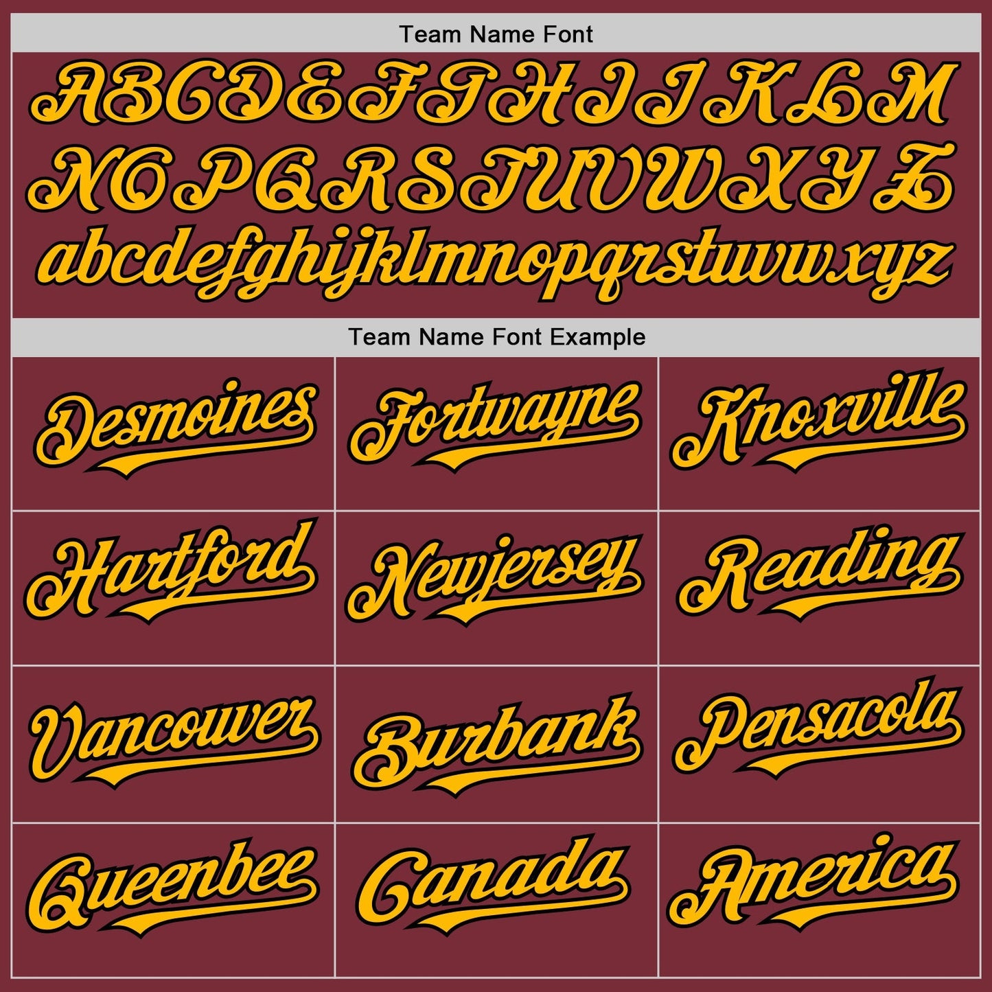 Custom Burgundy Black-Gold Pinstripe Authentic Split Fashion Baseball Jersey baseball jersey product view 4