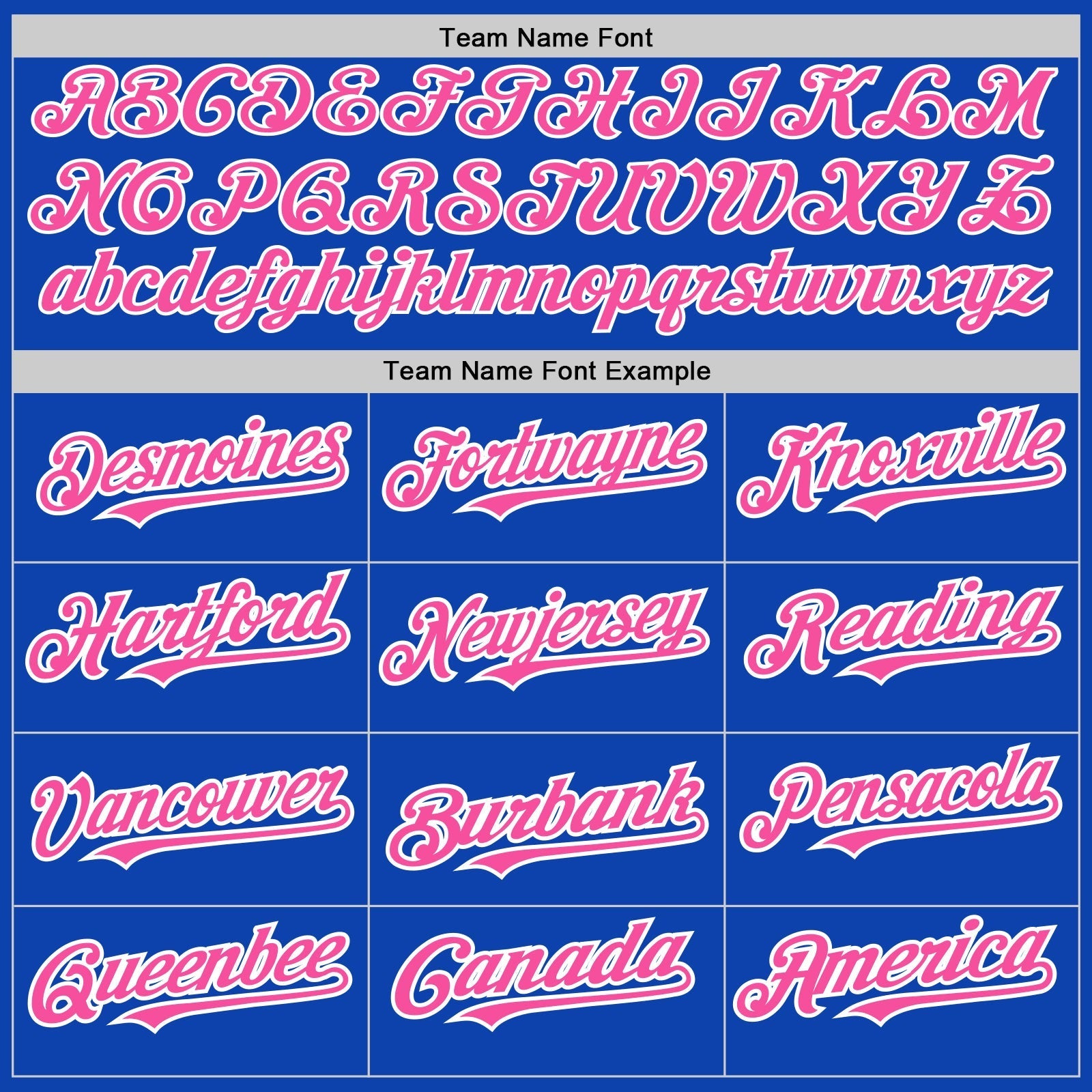 Custom Thunder Blue White-Pink Pinstripe Authentic Split Fashion Baseball Jersey baseball jersey product view 4