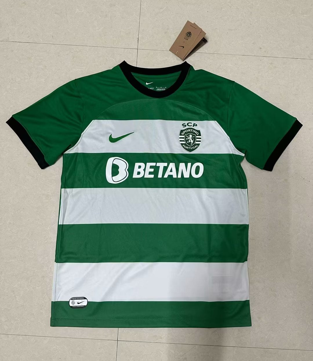 Sporting Lisbon Style 2 Soccer Jersey sports jersey product view 1