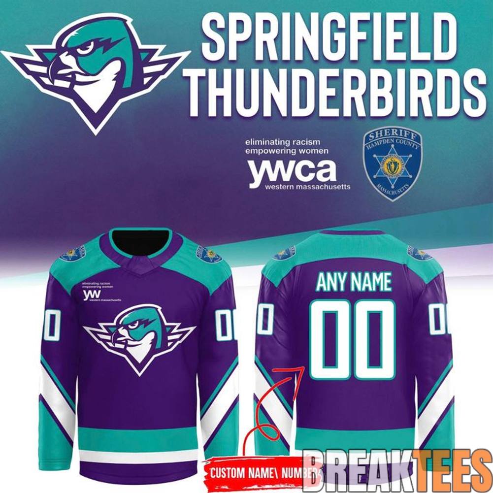 Springfield Thunderbirds 2026 Purple Warmup Hockey Jersey Unisex T-shirt, Sweatshirt, Hoodie, Long Sleeve Tee - T-Shirt, Sweatshirt, Hoodie