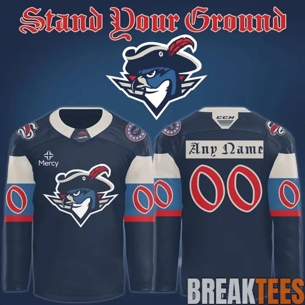 Springfield Thunderbirds 250th Celebration Hockey Jersey Unisex T-shirt, Sweatshirt, Hoodie, Long Sleeve Tee - T-Shirt, Sweatshirt, Hoodie
