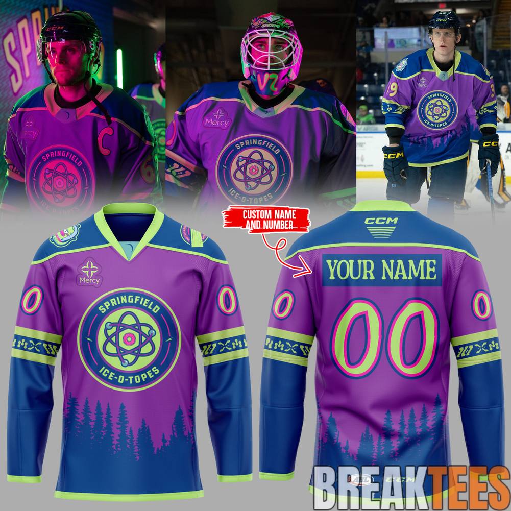 Springfield Thunderbirds IceTopes Night Hockey Jersey Unisex T-shirt, Sweatshirt, Hoodie, Long Sleeve Tee - T-Shirt, Sweatshirt, Hoodie