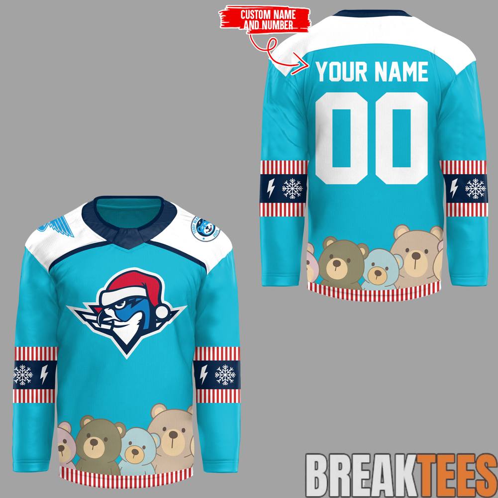 Springfield Thunderbirds Teddy Bear Toss Hockey - Adult & Kids T-Shirts, Sweatshirts & Hoodies apparel design preview 2