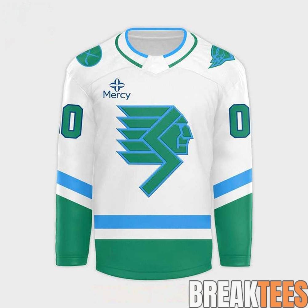 Springfield Thunderbirds Throwback Night 2026 Custom Jersey Unisex T-shirt, Sweatshirt, Hoodie, Long Sleeve Tee - T-Shirt, Sweatshirt, Hoodie