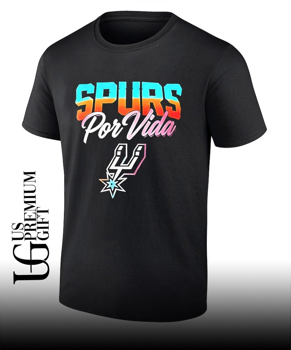 Spurs Por Vida San Antonio Spurs NBA Team Basketball shirt Unisex T-shirt, Sweatshirt, Hoodie, Long Sleeve Tee - T-Shirt, Sweatshirt, Hoodie