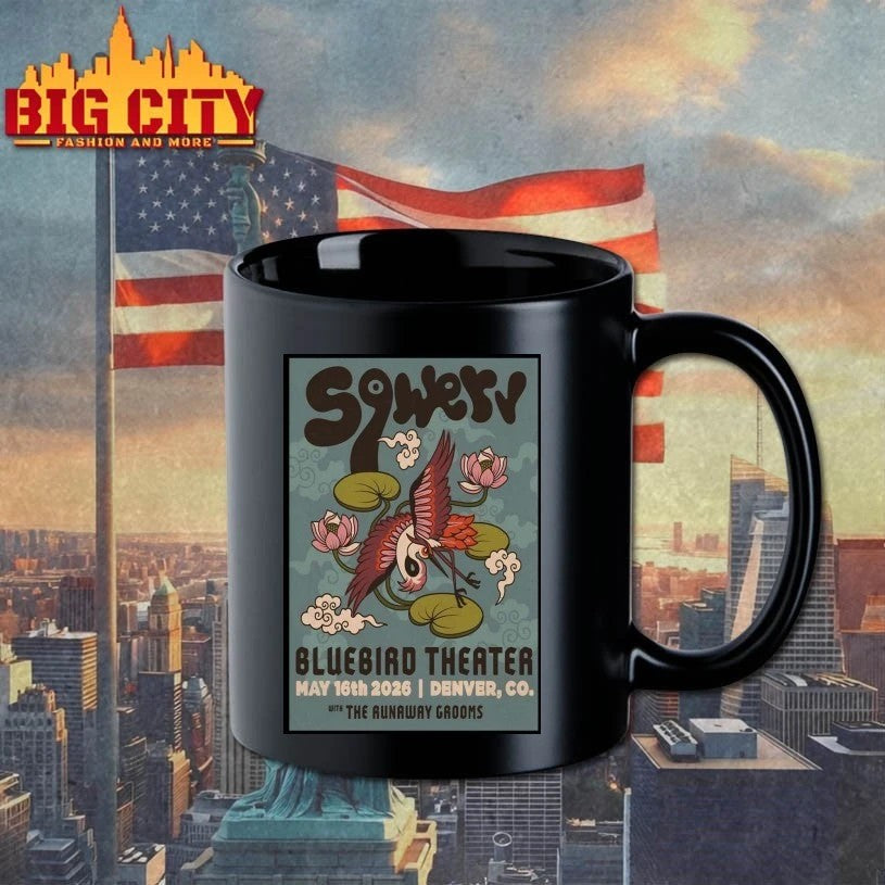 Sqwerv May 16 2026 Bluebird Theater in Denver CO - Adult & Kids T-Shirts, Sweatshirts & Hoodies apparel design preview 3