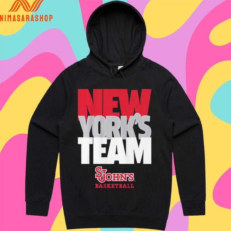 St John's Red Storm Men's Basketball New York's Team - Adult & Kids T-Shirts, Sweatshirts & Hoodies apparel design preview 2