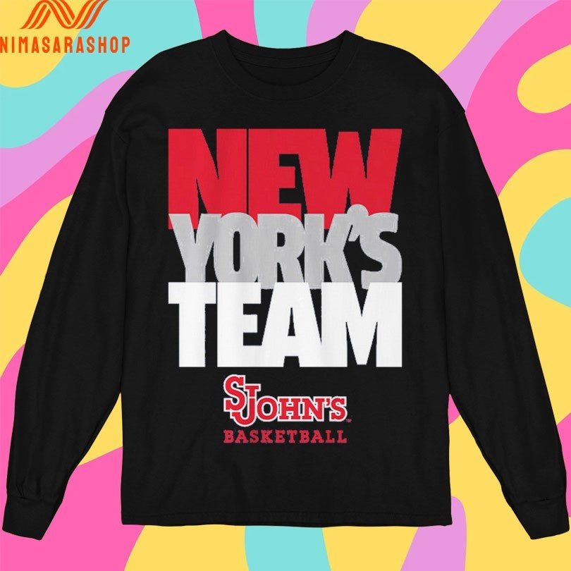 St John's Red Storm Men's Basketball New York's Team - Adult & Kids T-Shirts, Sweatshirts & Hoodies apparel design preview 3