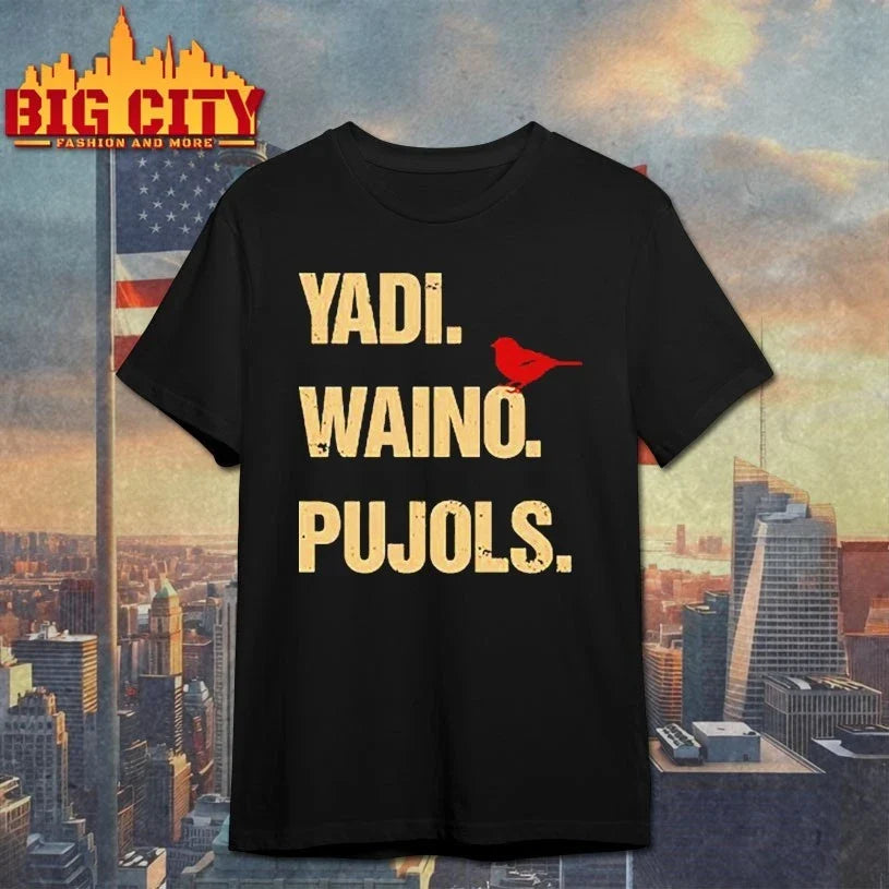 St Louis Cardinals Yadi Waino Pujols vintage shirt Unisex T-shirt, Sweatshirt, Hoodie, Long Sleeve Tee - T-Shirt, Sweatshirt, Hoodie