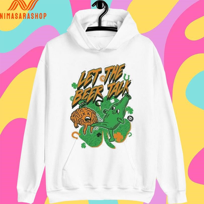 St Patrick's Day Let The Beer Talk 2026 - Adult & Kids T-Shirts, Sweatshirts & Hoodies apparel design preview 2