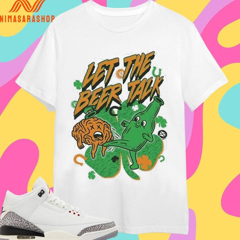 St Patrick's Day Let The Beer Talk 2026 - Adult & Kids T-Shirts, Sweatshirts & Hoodies apparel design preview 1