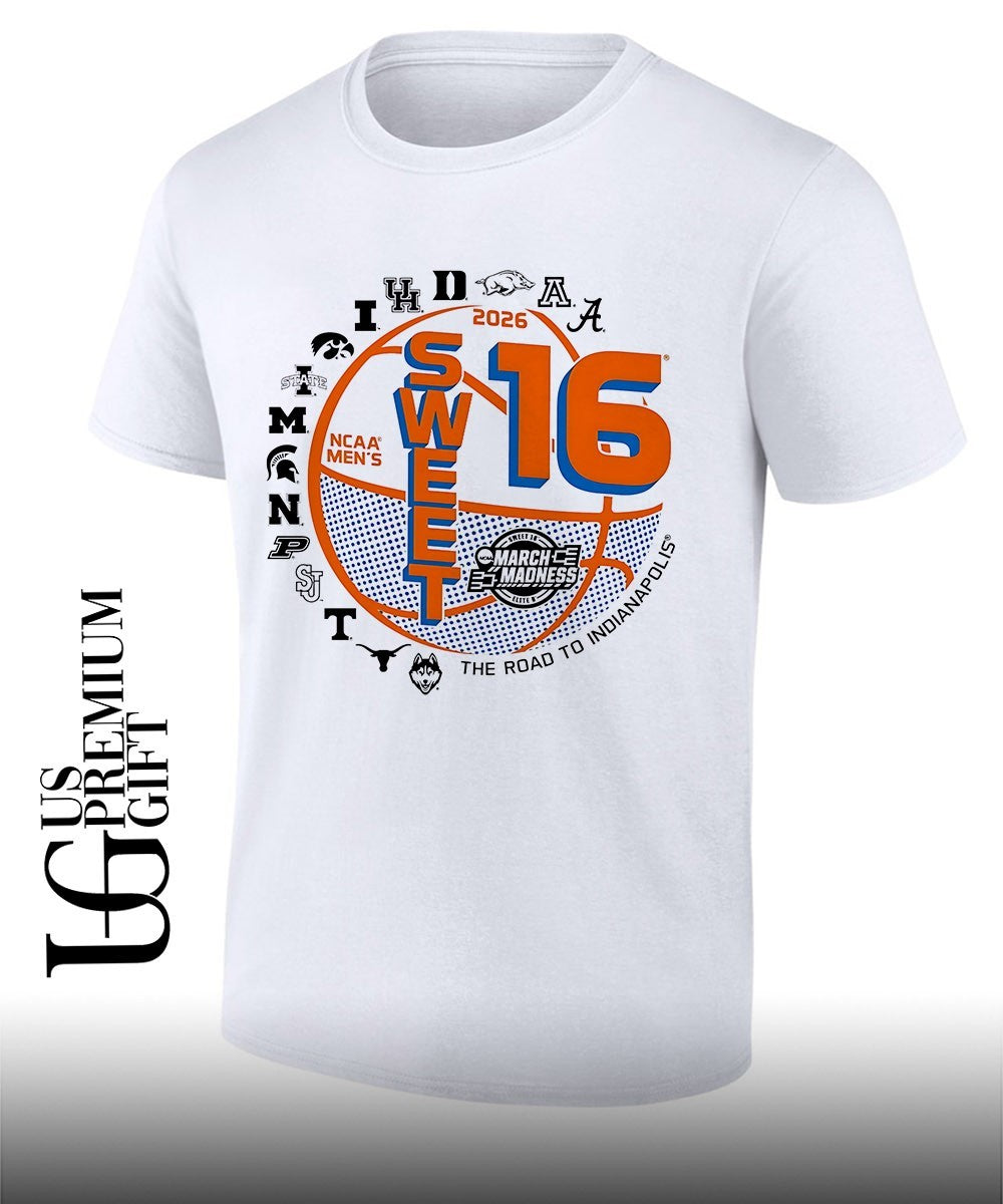 St. Johns University Mens Basketball 2026 Sweet 16 The Road To Indianapolis shirt Unisex T-shirt, Sweatshirt, Hoodie, Long Sleeve Tee - T-Shirt, Sweatshirt, Hoodie